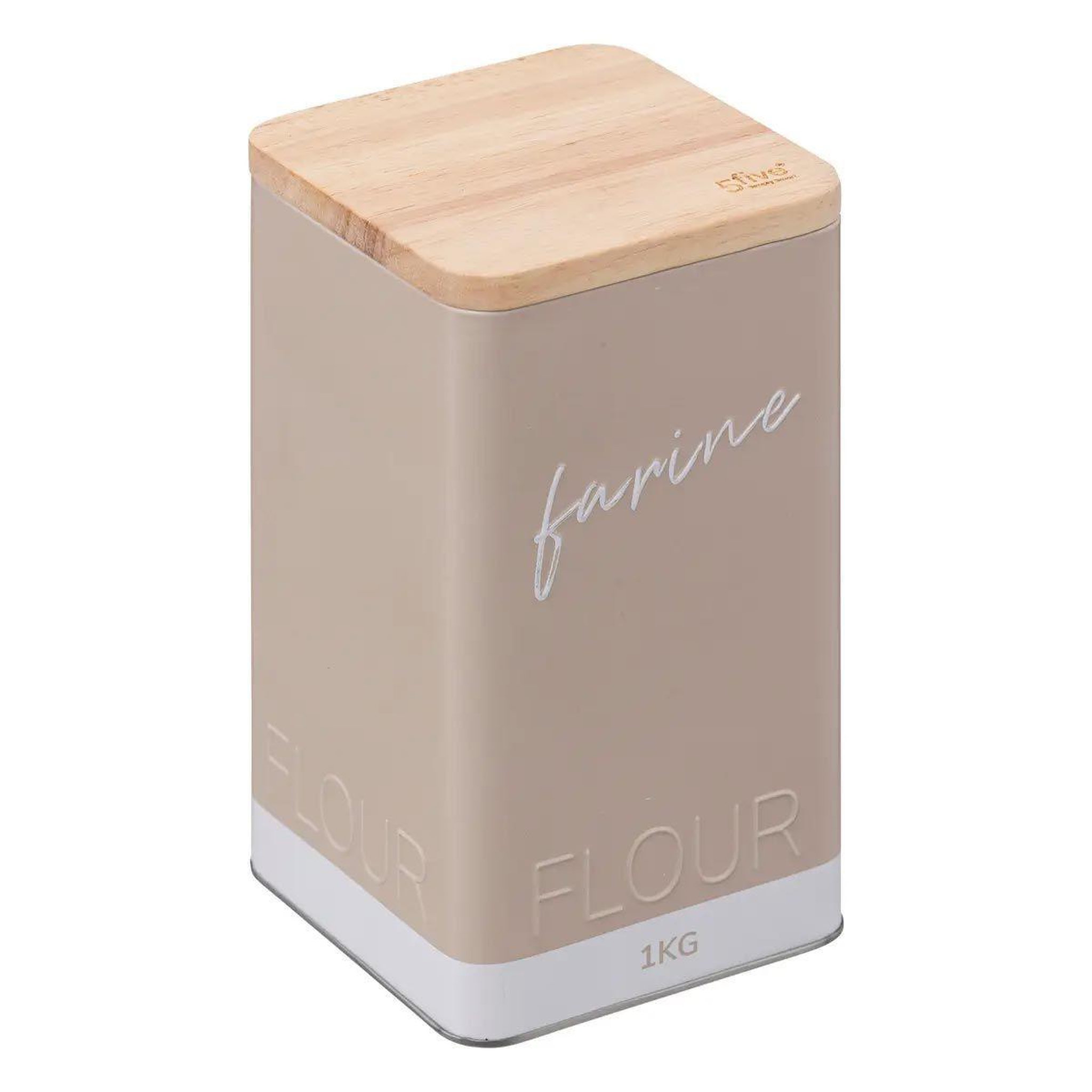 FIVE Boîte à farine  color edition  19cm beige lin