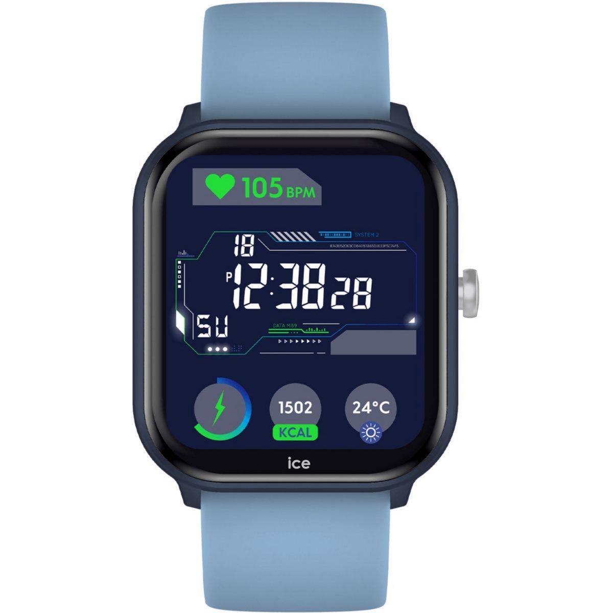 Ice Watch Montre connectée Ice Smart Junior 3.0 Bleu/Bleu Clair