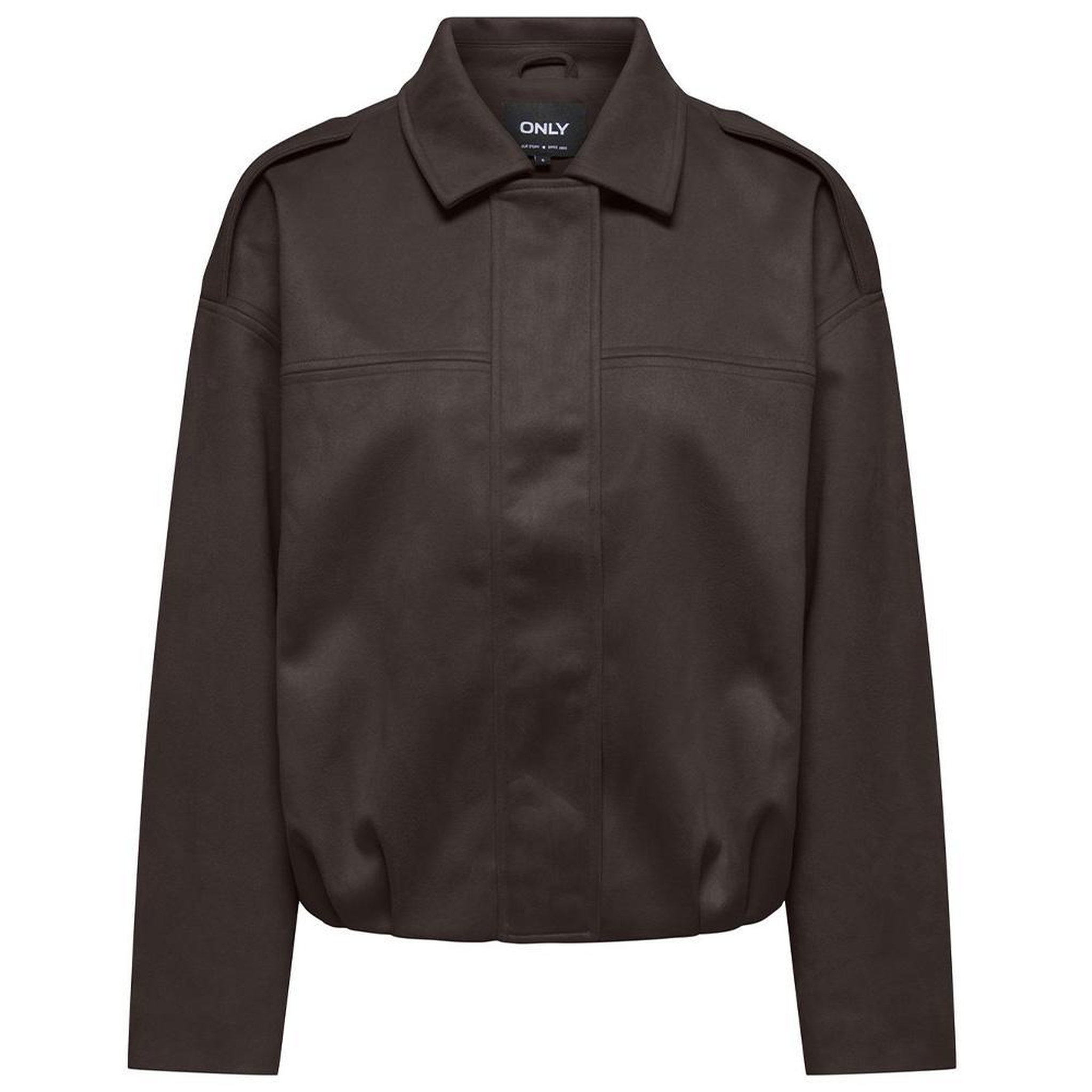 Voir la diapositive 2 : Only Veste en suédine marron foncé femme only amber