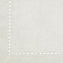 Voir la diapositive 2 : ATMOSPHERA Lot de 4 Serviettes de Table  Chambray  40x40cm Ecru