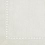 Voir la diapositive 2 : ATMOSPHERA Lot de 4 Serviettes de Table  Chambray  40x40cm Ecru