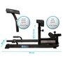 Voir la diapositive 3 : SPARRAW Squat Machine FORTIUS Appareil de musculation multifonction 84 x 48 x 73 cm - 2 Dossiers interchangeables et réglables