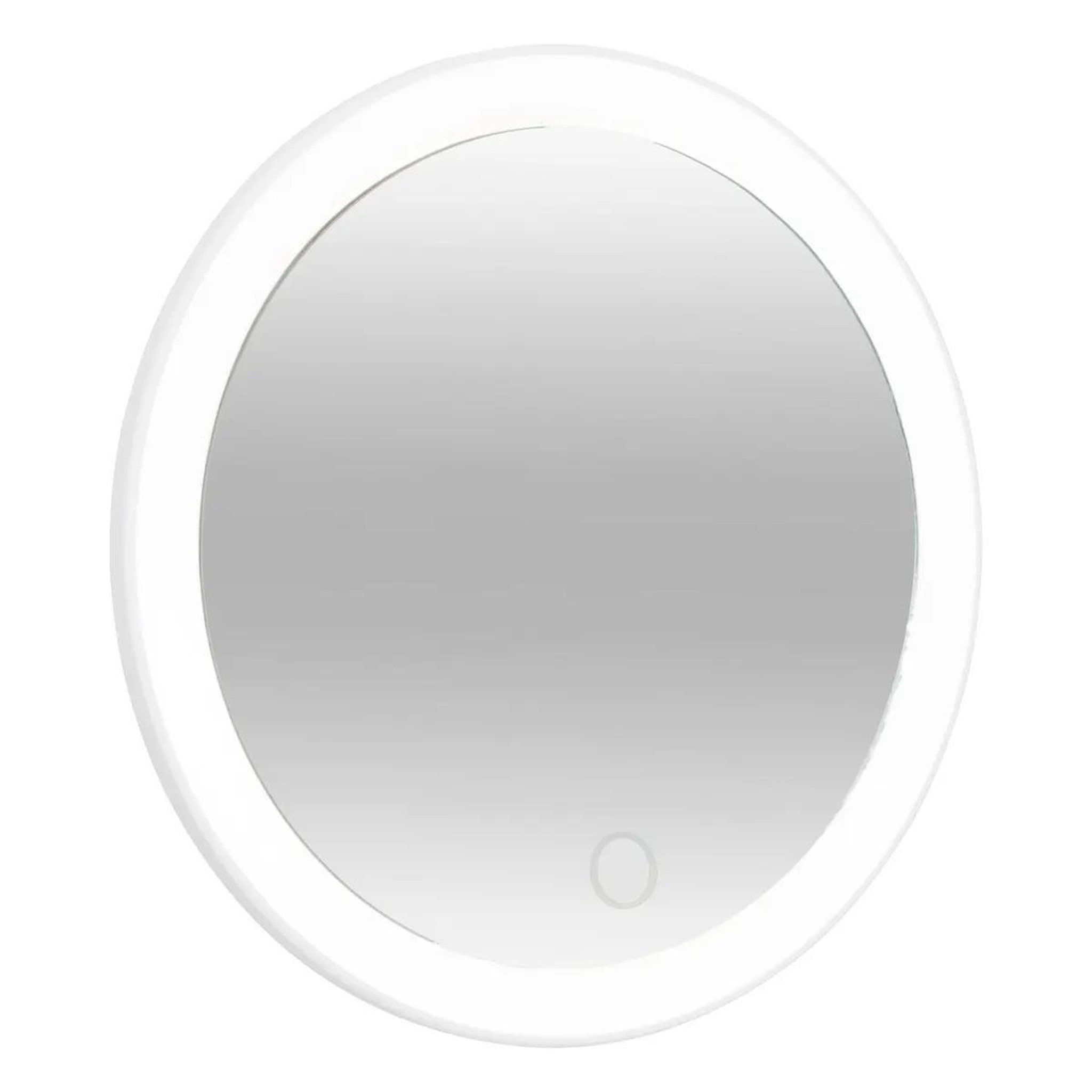 Voir la diapositive 3 : FIVE Miroir à poser pivotant à led  zoom  18cm blanc