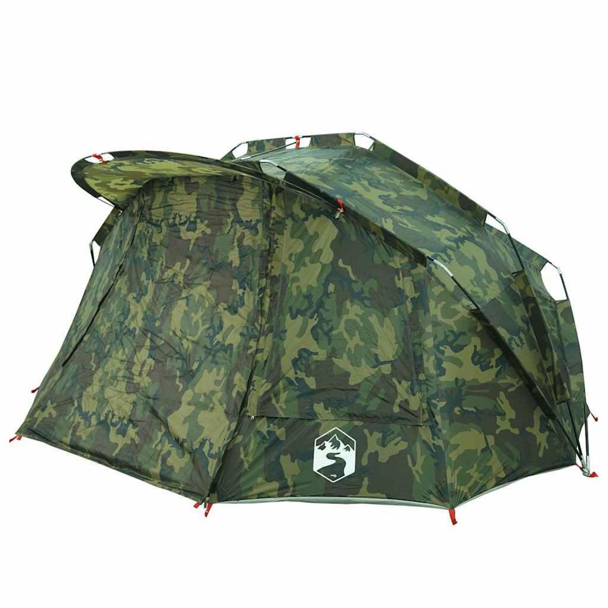 VIDAXL Tente de peche 5 personnes camouflage impermeable