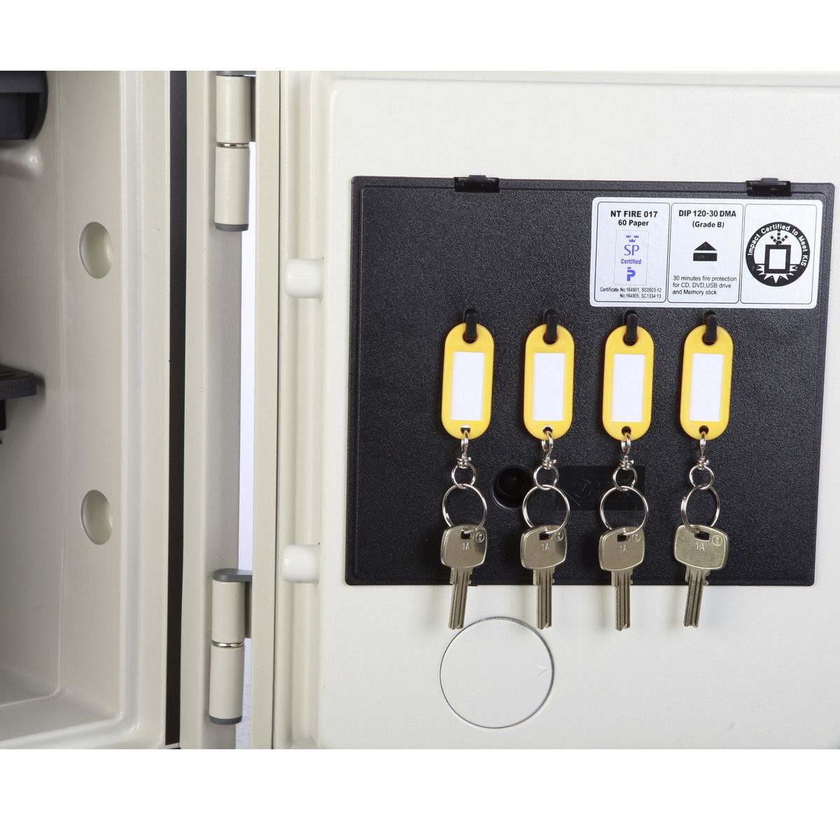 TECHNOMAX Coffre-fort à poser Ignifuge - Combinaison électronique digitale - 25 L