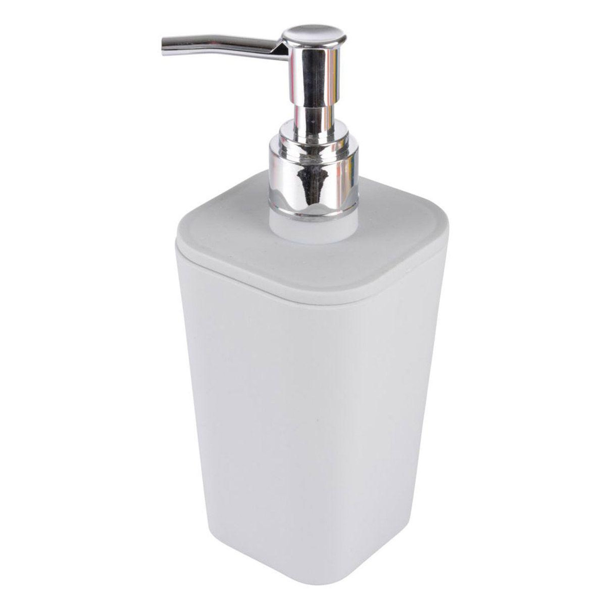 Douceur d'Intérieur Distributeur de savon soft touch  vitamine ii  17cm gris clair