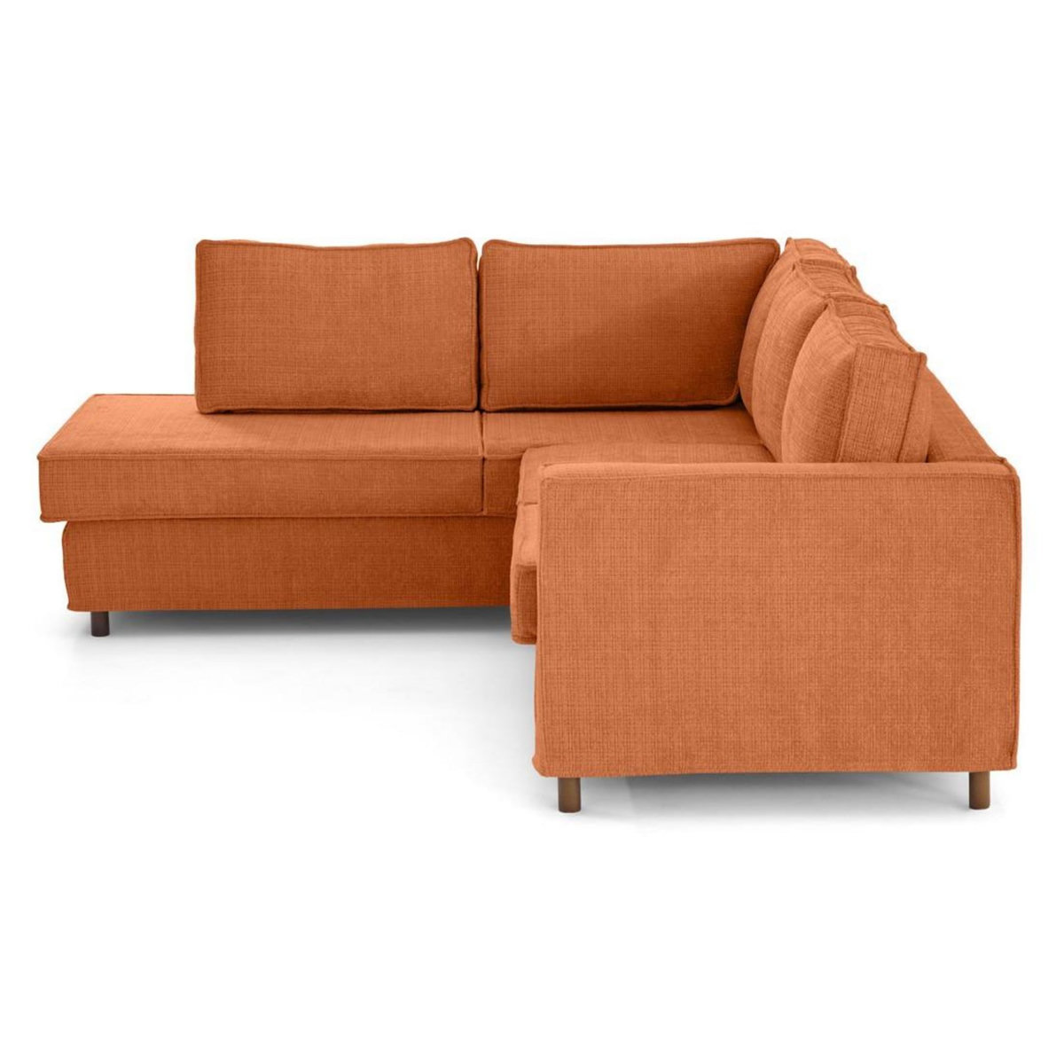 LISA DESIGN Jake - canapé déhoussable d'angle gauche 5 places en velours texturé