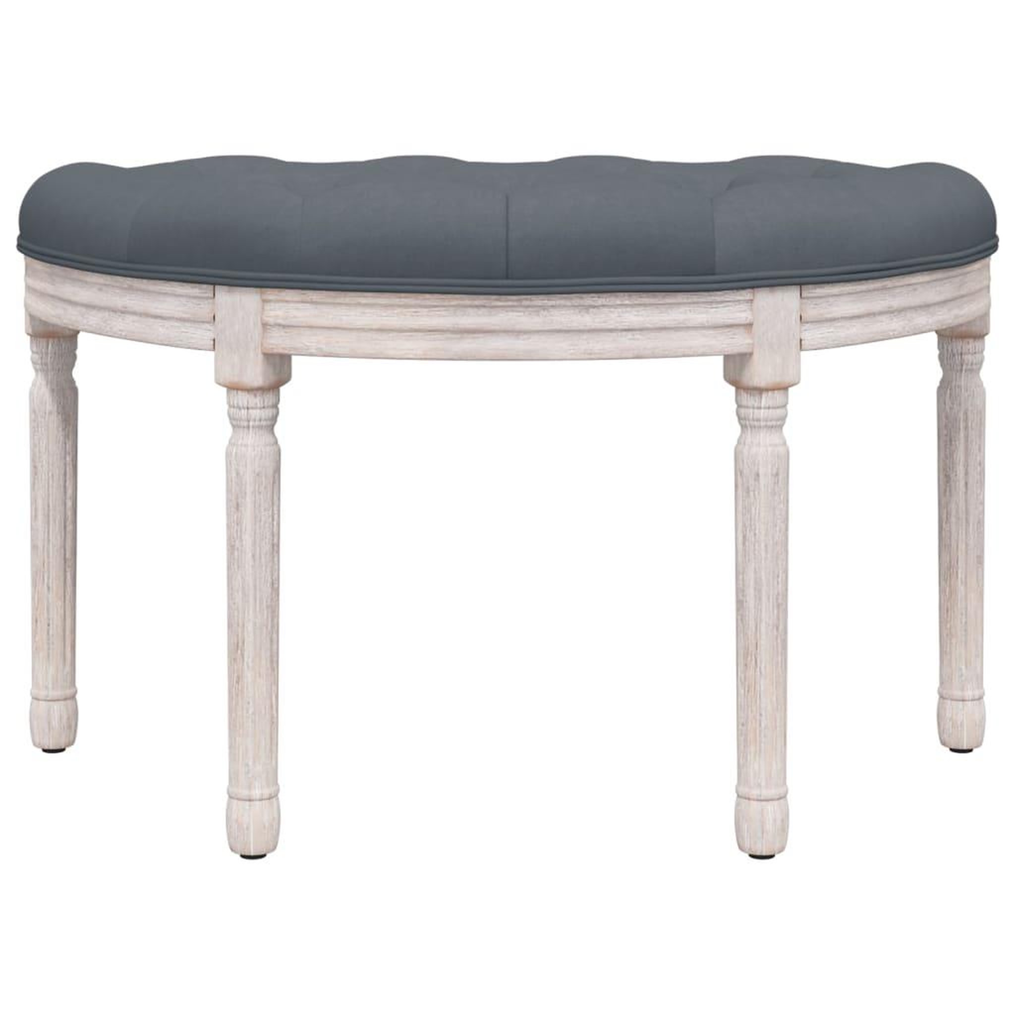 Voir la diapositive 3 : VIDAXL Banc Gris fonce 81,5x41x49 cm Velours