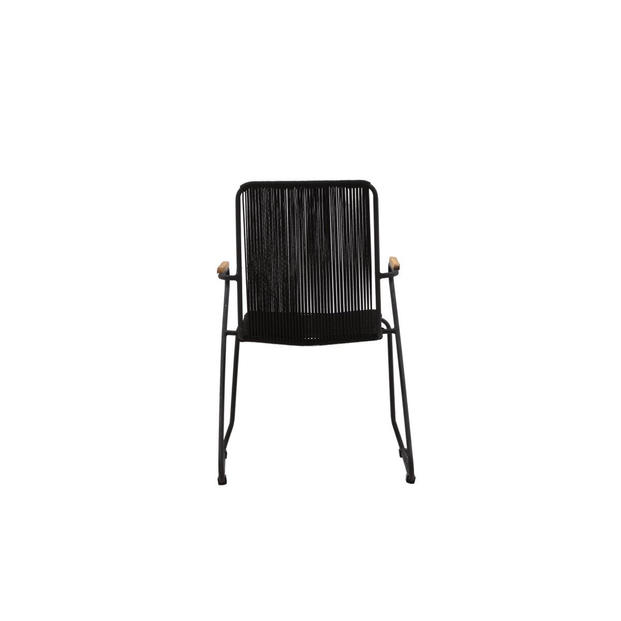 Voir la diapositive 6 : Paris Prix Chaise de jardin  barton  82cm noir