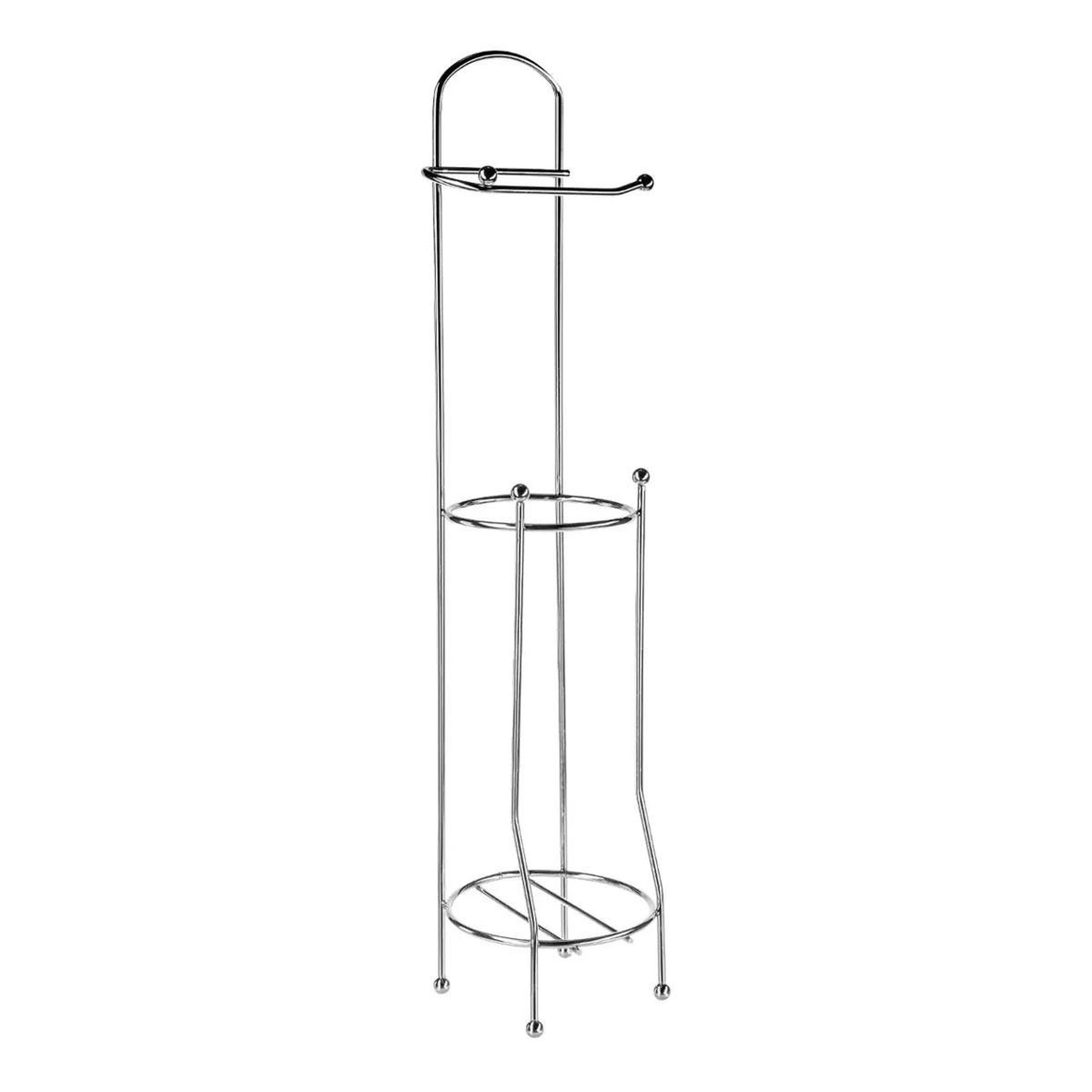 FIVE Dérouleur de papier toilette  réserve  65cm argent