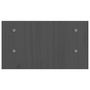 Voir la diapositive 6 : VIDAXL Support de moniteur Gris 50x27x15 cm Bois de pin solide