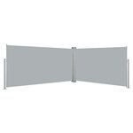 VIDAXL Auvent lateral retractable 160x600 cm Gris