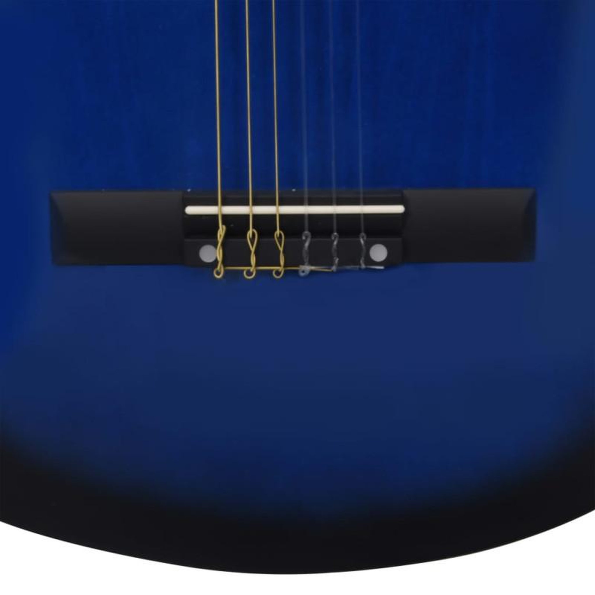 Voir la diapositive 6 : VIDAXL Guitare classique de débutants et enfants Bleu 3 4 36