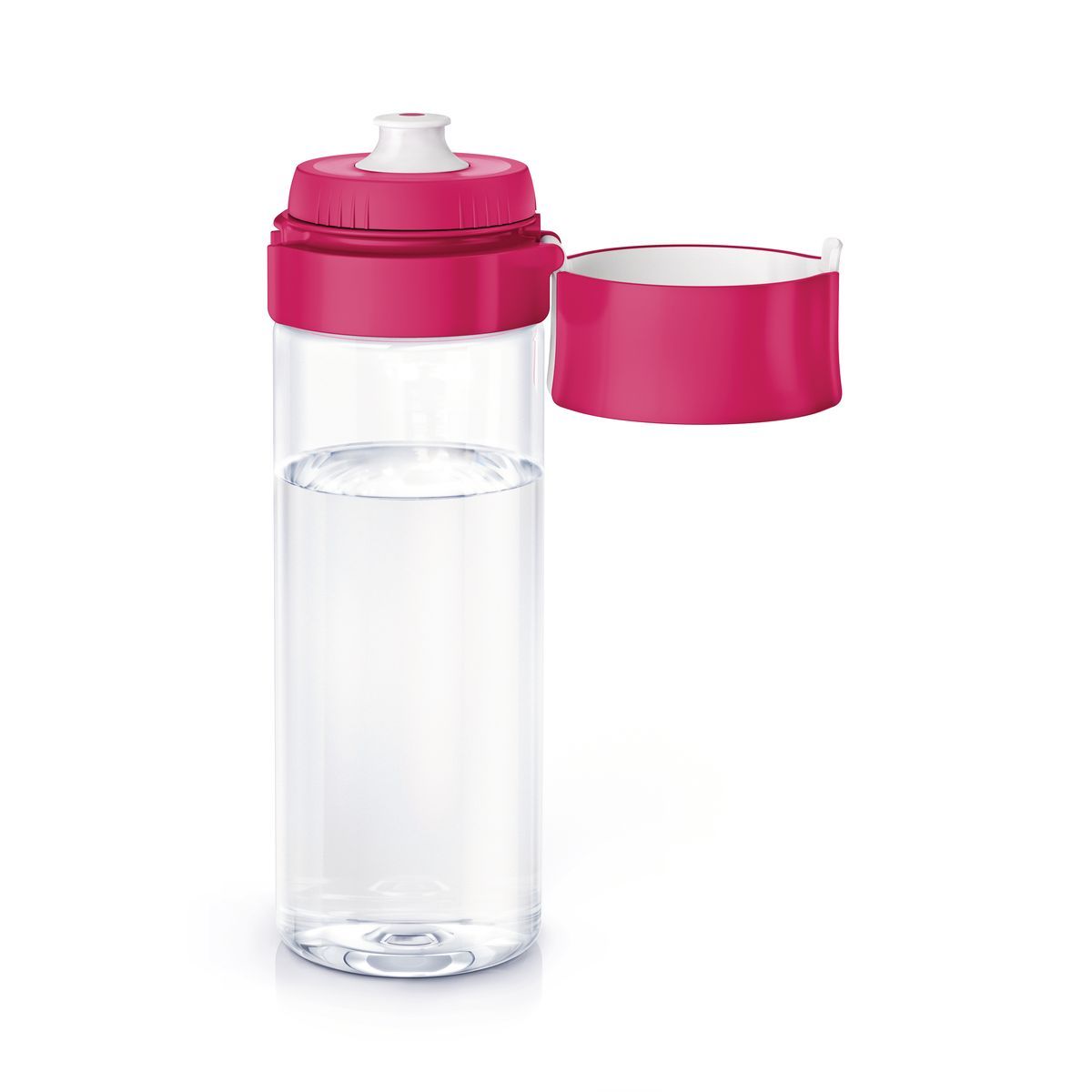 BRITA Gourde filtrante active rose +  1 filtre MicroDisc inclus         