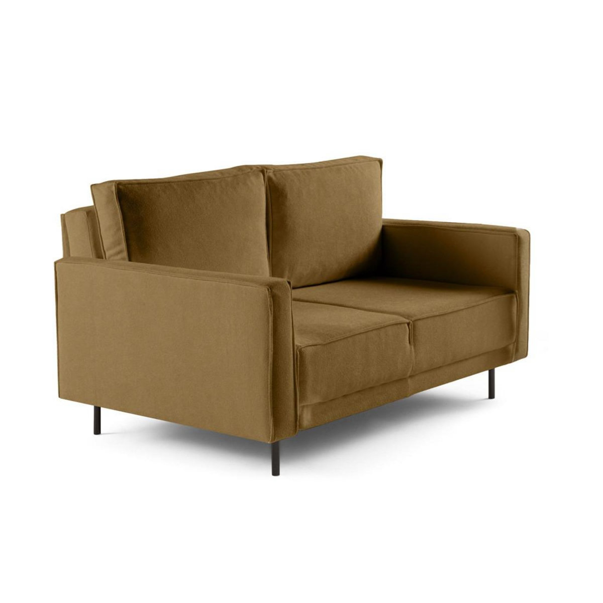 LISA DESIGN Charlie - canapé droit 2 places - en tissu