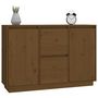 Voir la diapositive 4 : VIDAXL Buffet Marron miel 111x34x75 cm Bois massif de pin