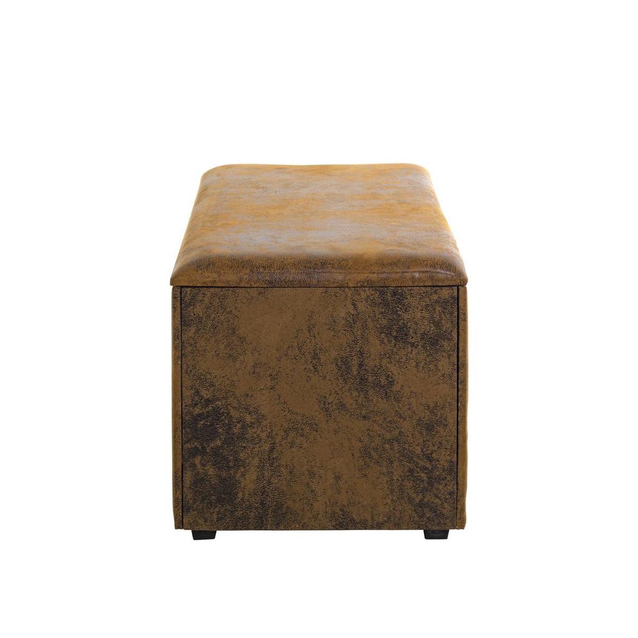 Voir la diapositive 3 : Paris Prix Coffre de Rangement Vintage  Topic  65cm Marron