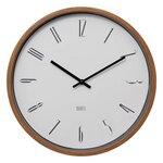 ATMOSPHERA Horloge Murale Effet Bois  Bratislav  35cm Blanc