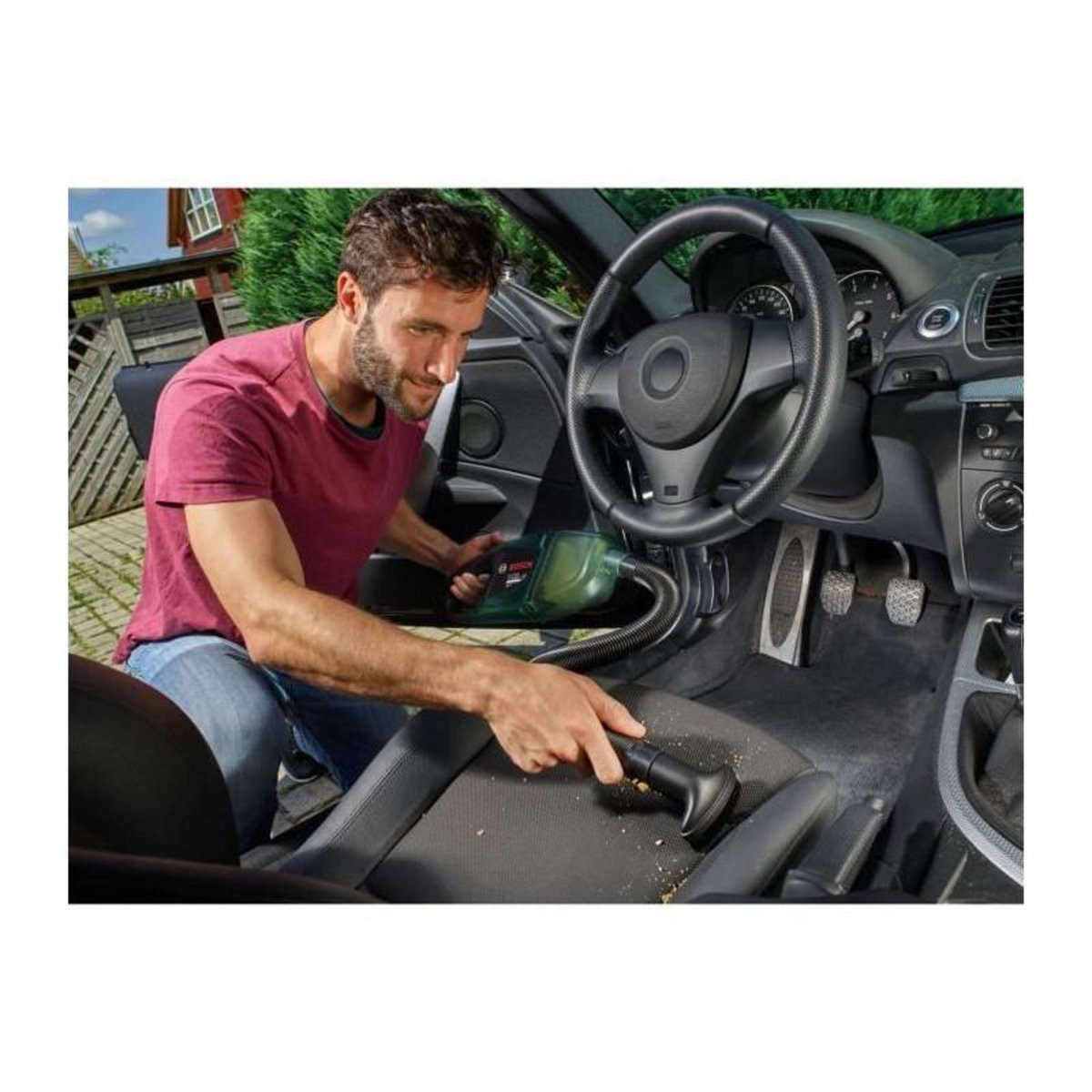 BOSCH Aspirateur a main sans-fil Bosch - EasyVac 12 Livre avec 1 Batterie, Chargeur et Accessoires