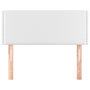 Voir la diapositive 3 : VIDAXL Tete de lit Blanc 90x5x78/88 cm Similicuir