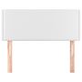 Voir la diapositive 3 : VIDAXL Tete de lit Blanc 90x5x78/88 cm Similicuir