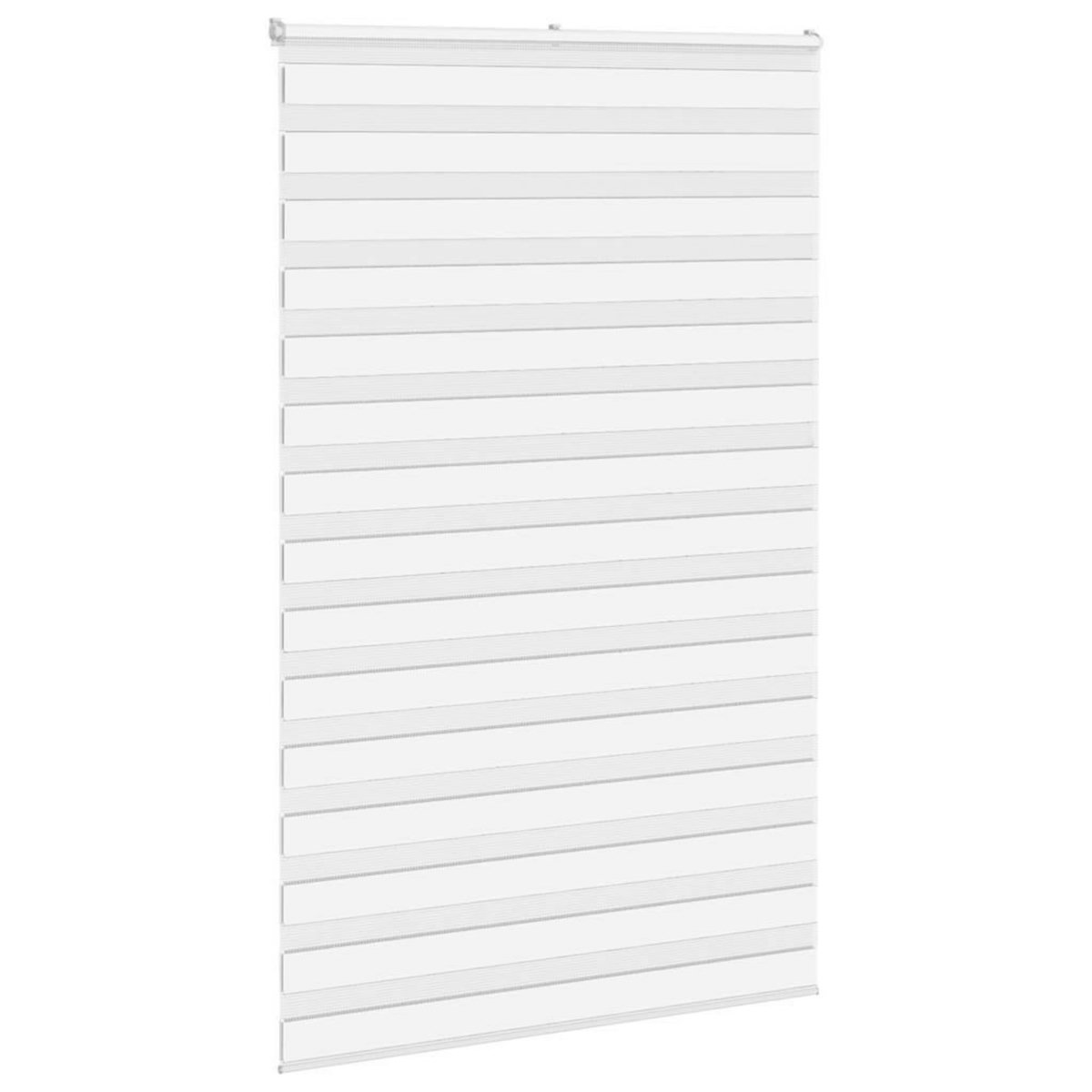VIDAXL Store zebre blanc 140x200 cm largeur du tissu 135,9cm polyester