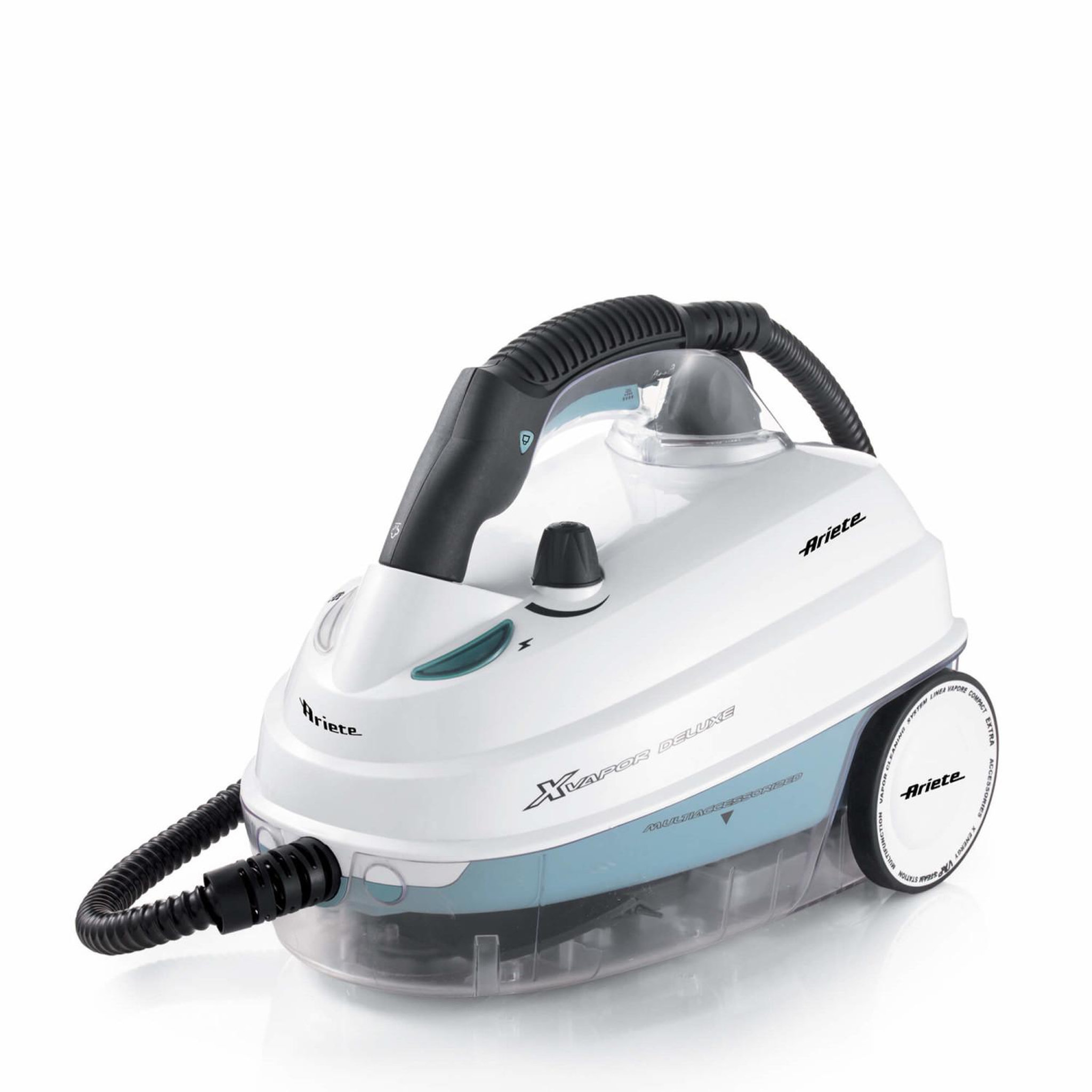 Voir la diapositive 2 : ARIETE Ariete 4146 Nettoyeur vapeur traineau 1.6L 1500W Bleu, Blanc