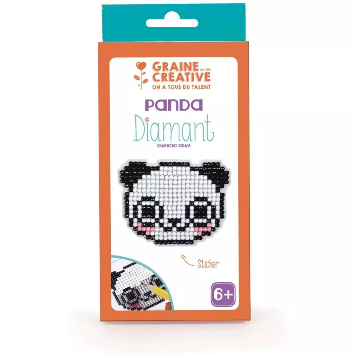 Graine créative Kit diamant mosaique panda