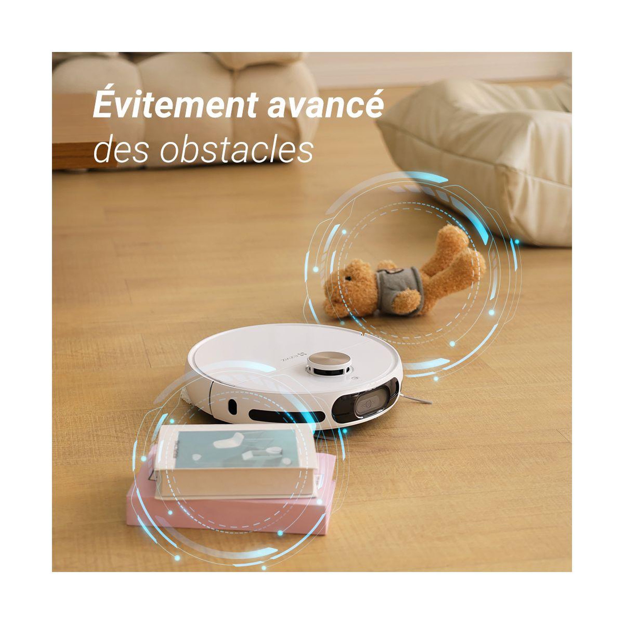 Voir la diapositive 3 : EZVIZ Robot aspirateur laveur rs20 max