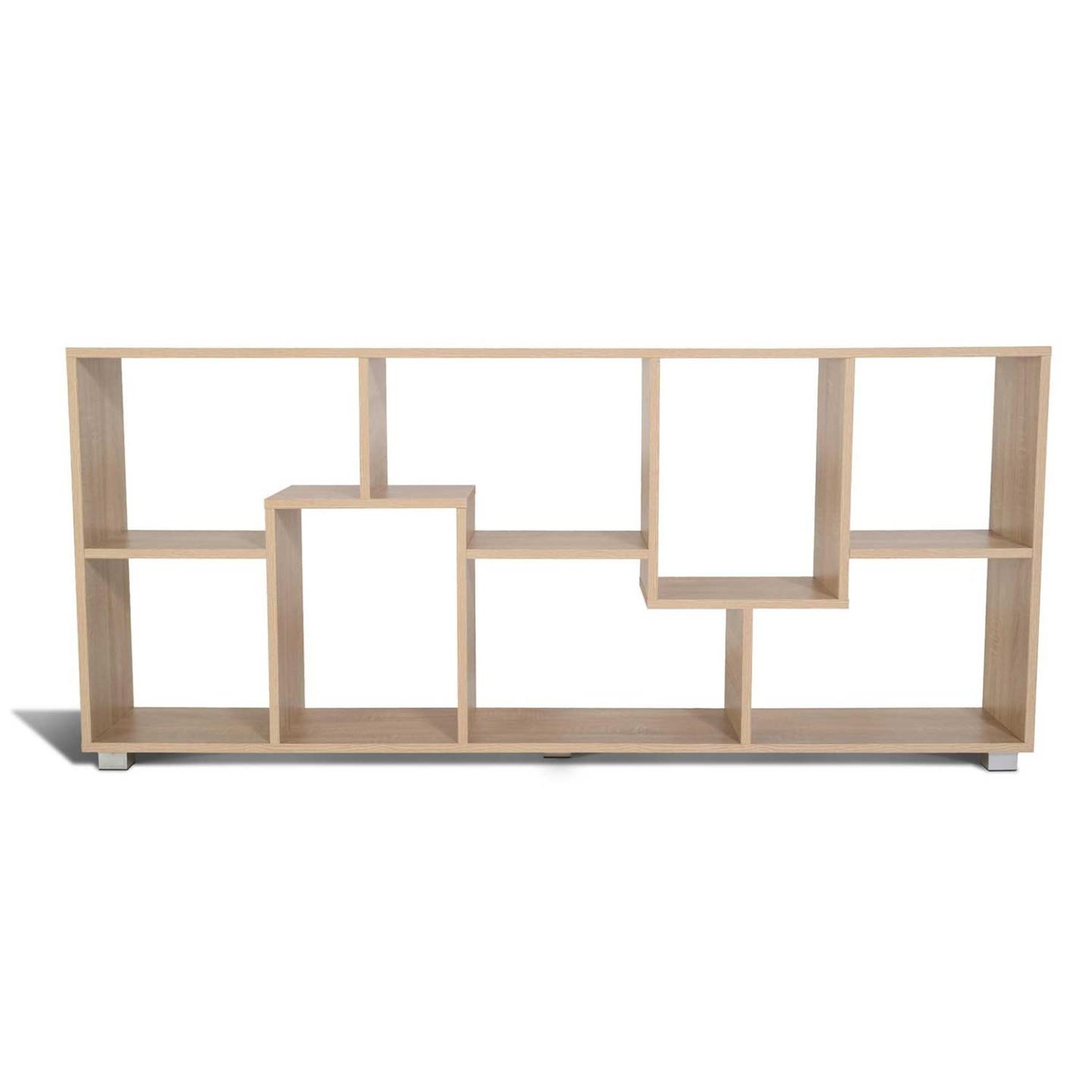 ID MARKET Étagère à double position tania bois imitation hêtre l.161 cm