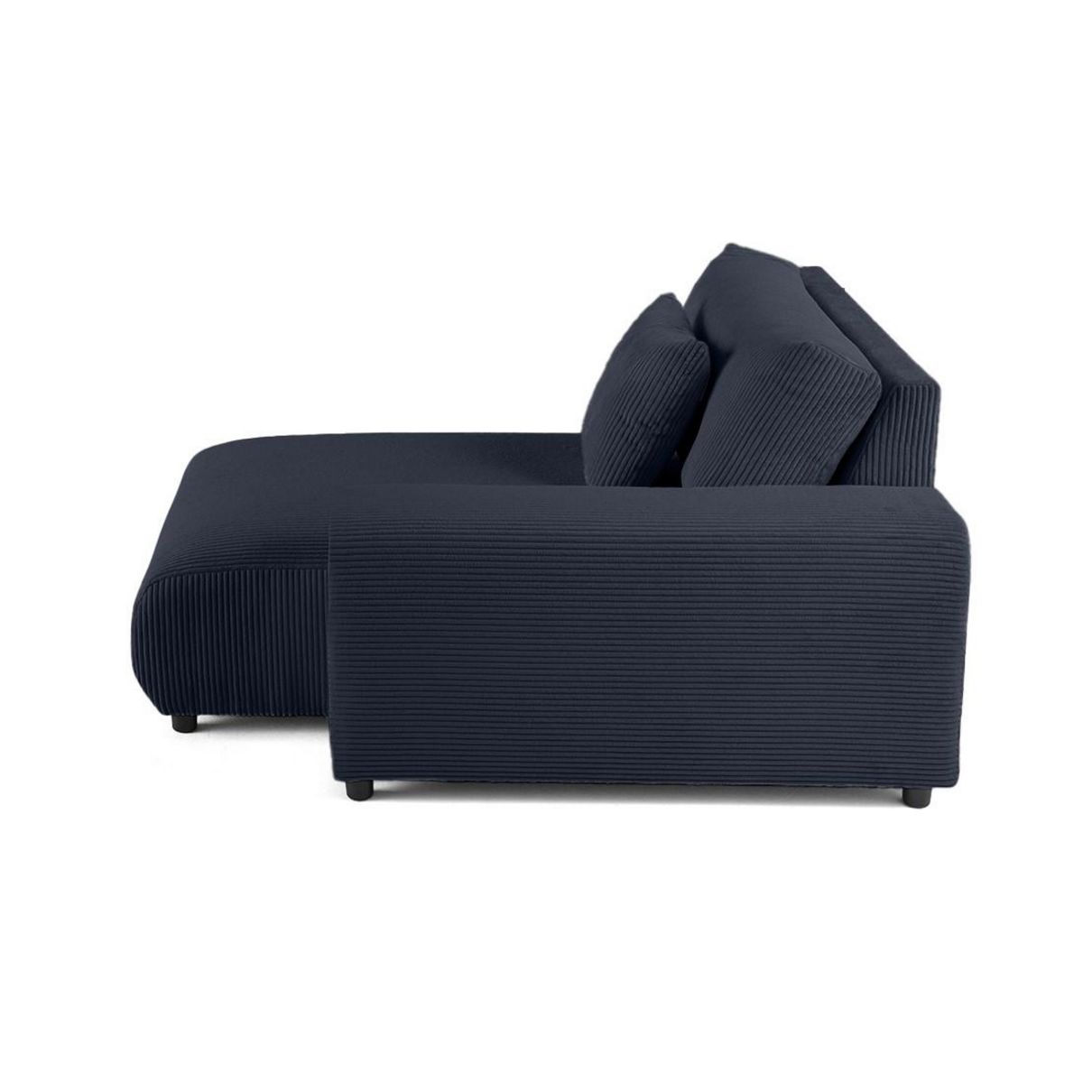 LISA DESIGN Garance - module d'assise méridienne droit - en velours côtelé