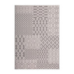 Paris Prix Tapis Tissé Géométrique à Poils Courts  Lina  Taupe. Coloris disponibles : Marron