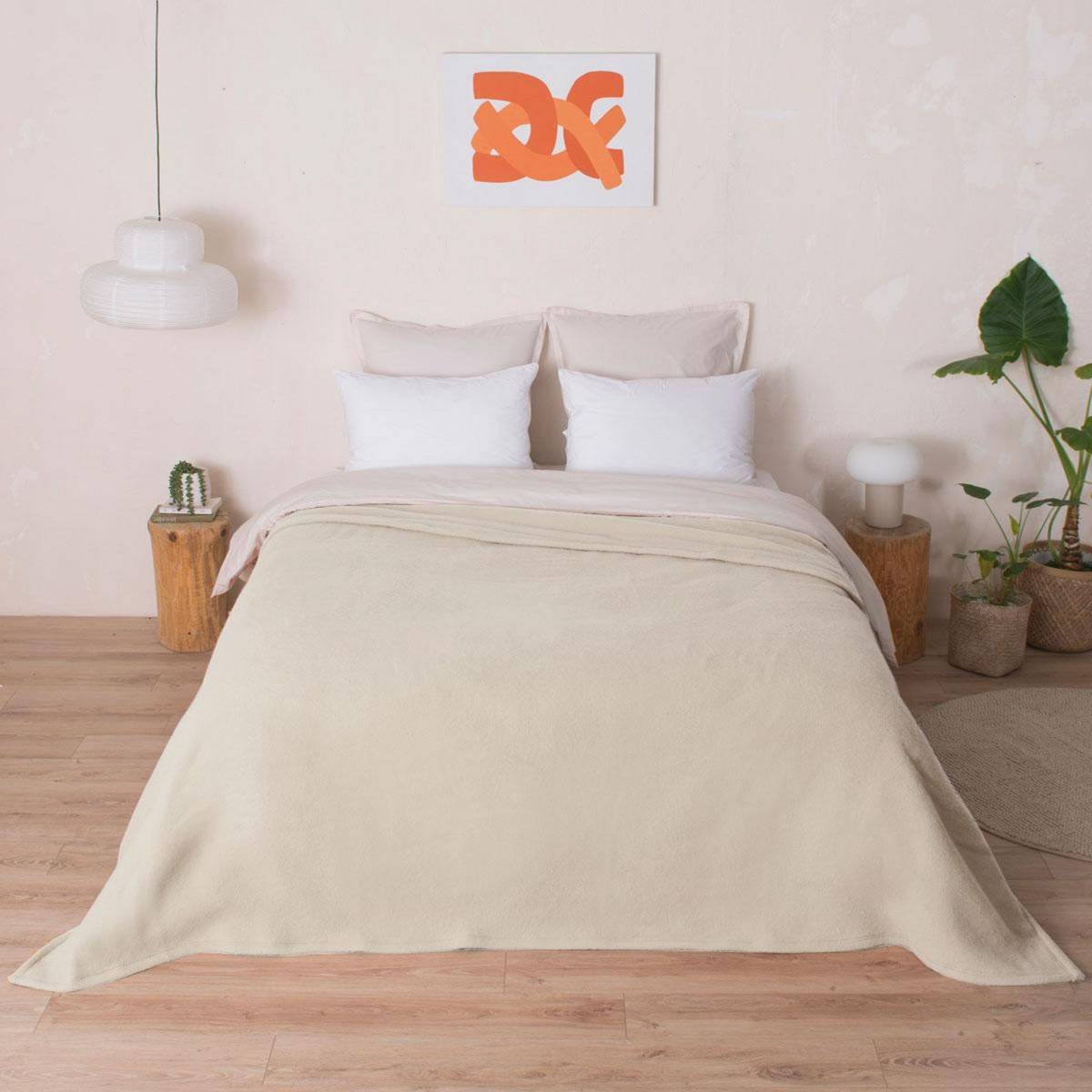 DODO Couverture Chamonix Naturel