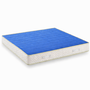 Voir la diapositive 1 : KING OF DREAMS Matelas  - 20 cm Soutien Ferme et Durable Haute Densité 35 kg/m³ – 2 Faces de Couchage (Face Bleue Design) – Nuit Calme Bleu