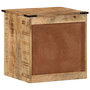 Voir la diapositive 5 : VIDAXL Table de chevet 45x40x45 cm bois de manguier massif