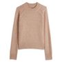 Voir la diapositive 3 : INEXTENSO Pull beige femme