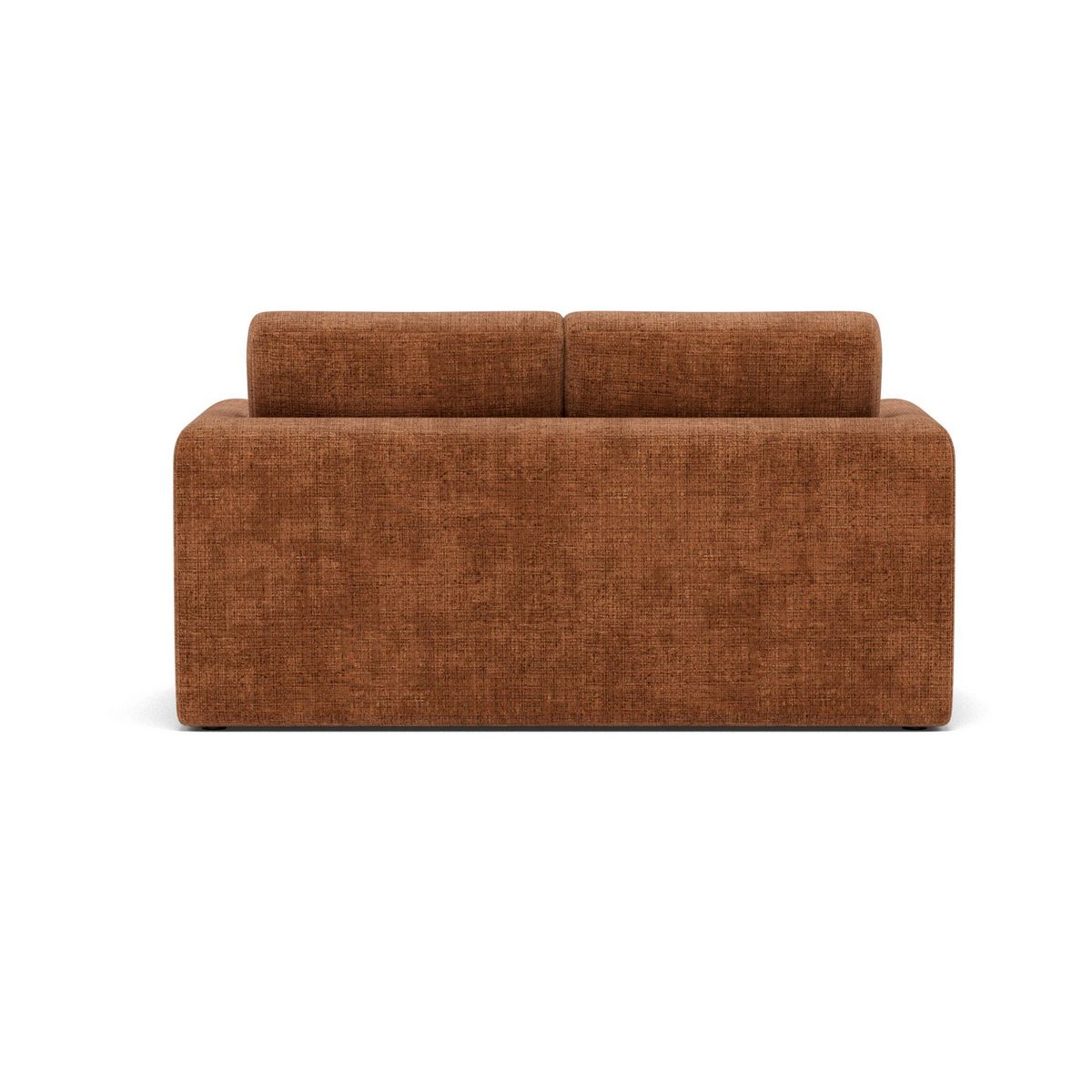 BEST MOBILIER Marilia - canapé 2 places convertible déplimousse en velours texturé