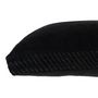 Voir la diapositive 3 : Paris Prix Coussin Tissé en Cuir  Coleman  45x45cm Noir