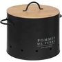 Voir la diapositive 2 : FIVE Lot de 3 Boites en Métal  Black Bambou  28cm Noir