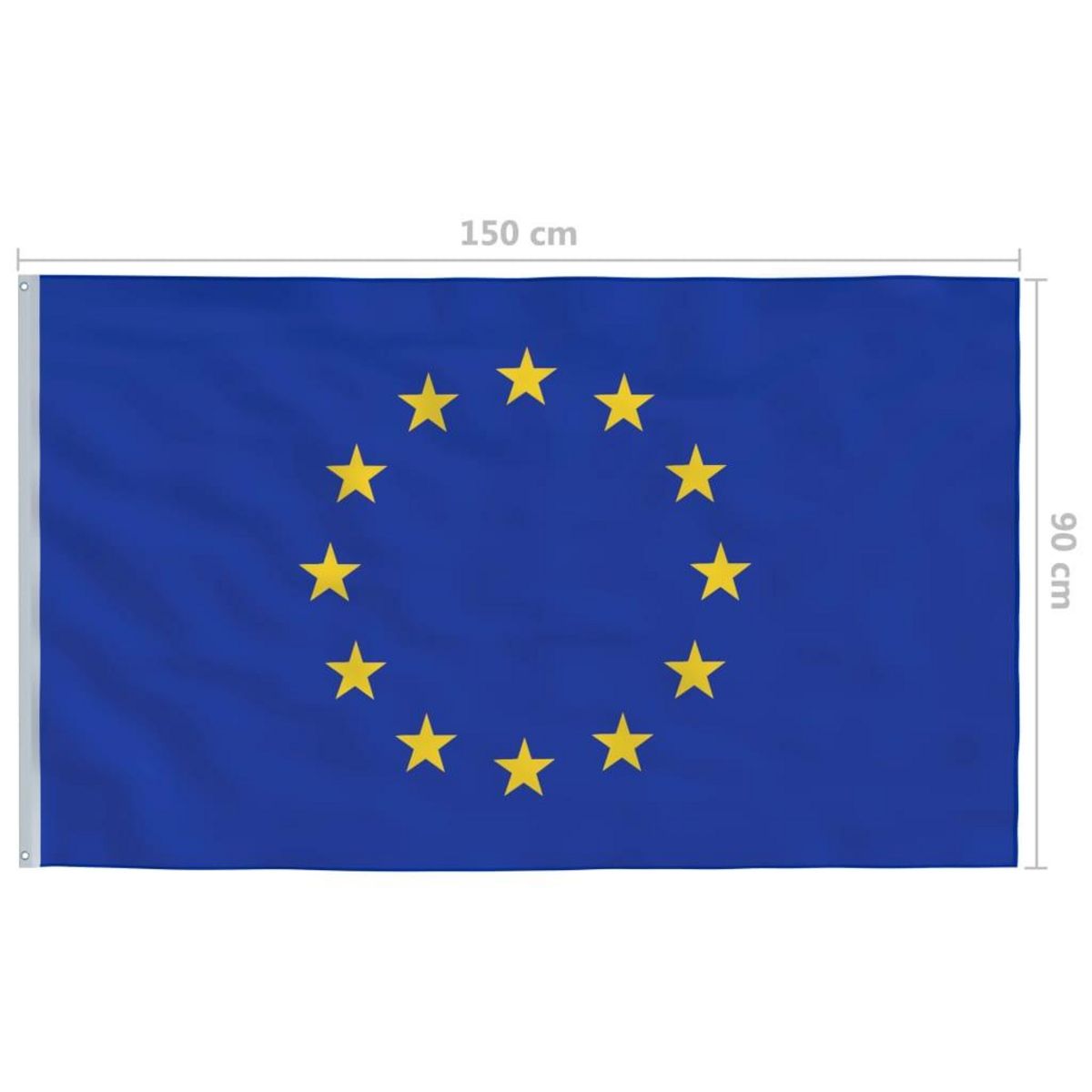 VIDAXL Drapeau Union Europeenne 90x150 cm
