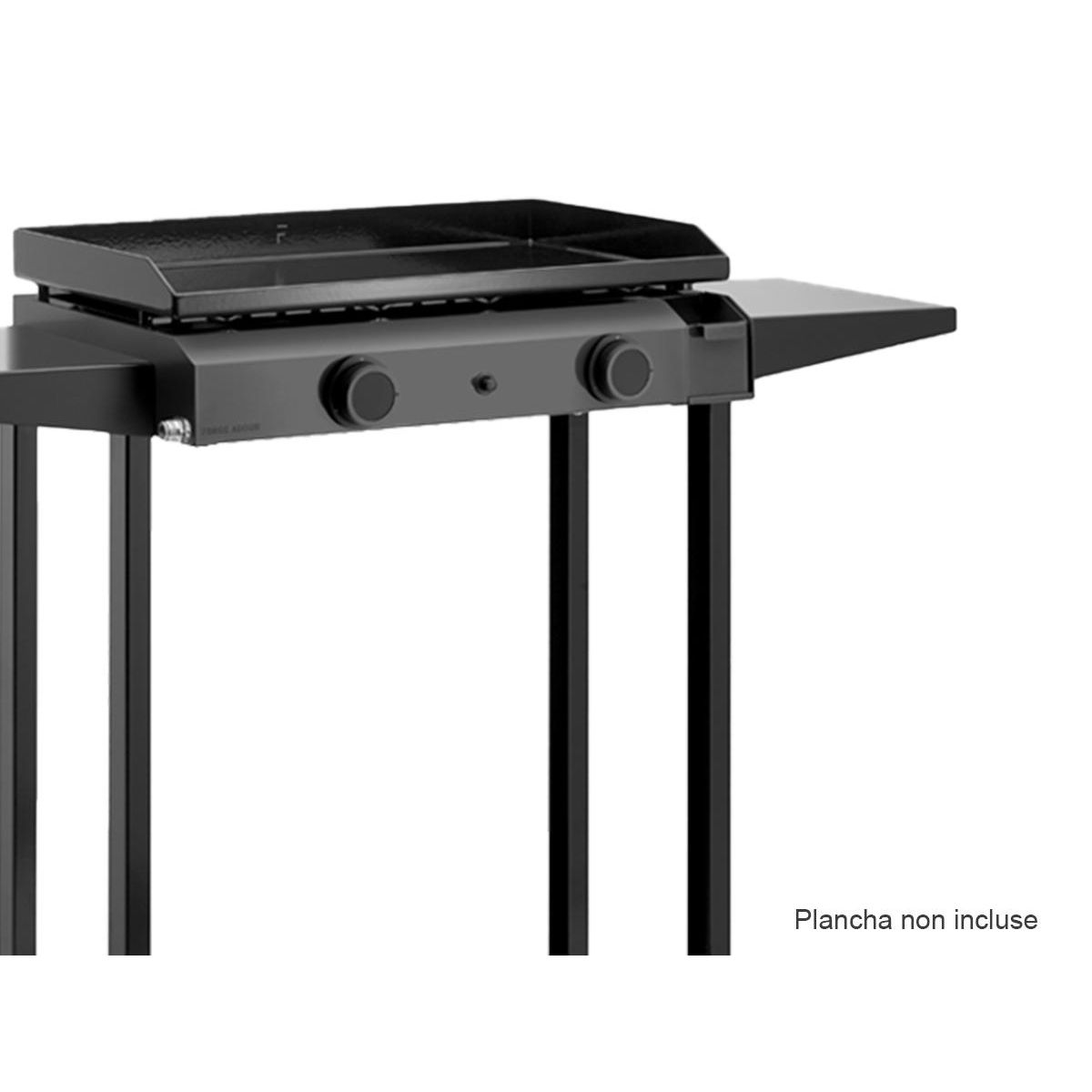 FORGE ADOUR Chariot Plancha CHB A 60 en acier compatible plancha Base 60