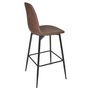 Voir la diapositive 6 : Paris Prix Lot de 2 Chaises de Bar  Amber  106cm Marron