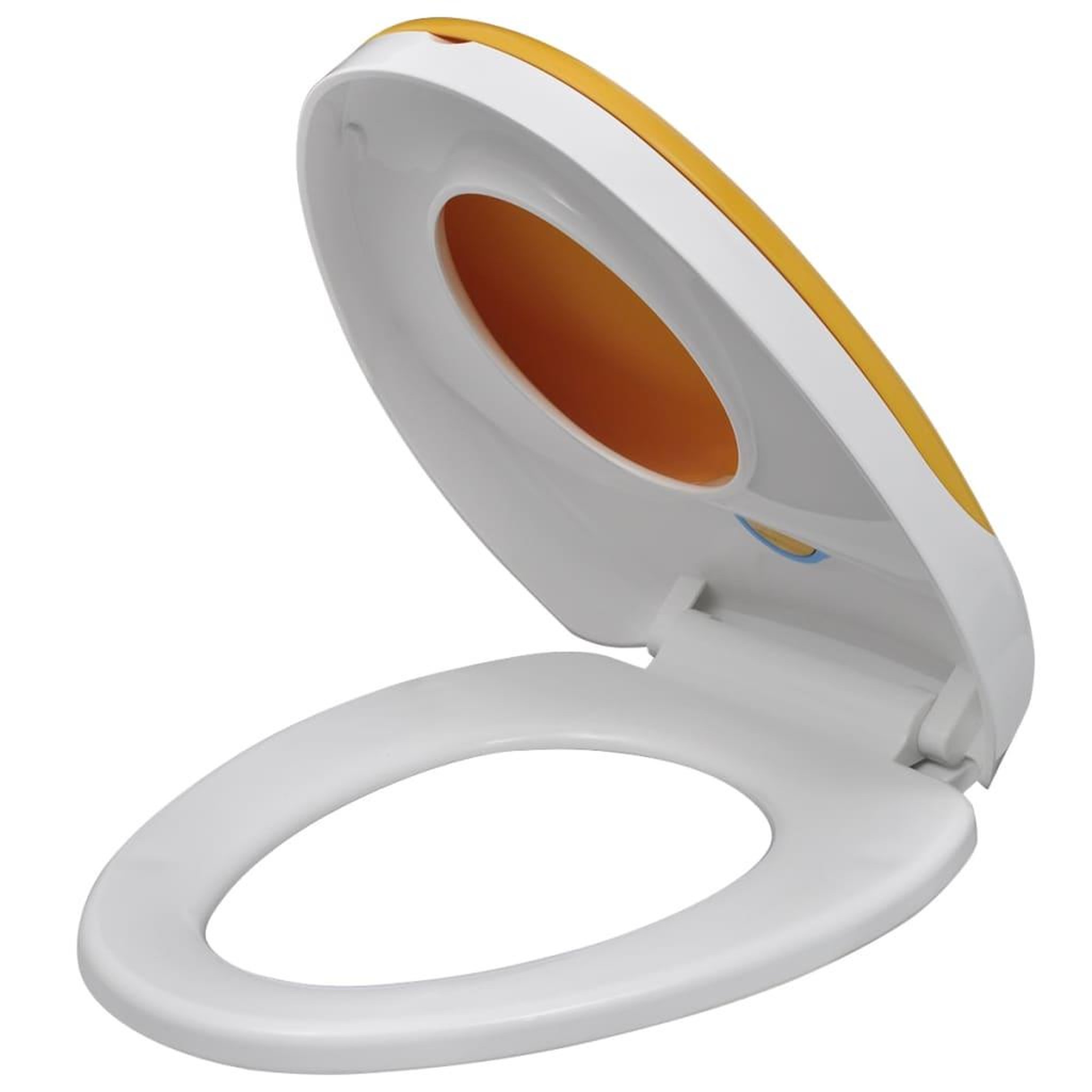 Voir la diapositive 5 : VIDAXL Sieges de toilette et couvercles 2 pcs plastique blanc et jaune