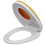 Voir la diapositive 5 : VIDAXL Sieges de toilette et couvercles 2 pcs Plastique Blanc et jaune