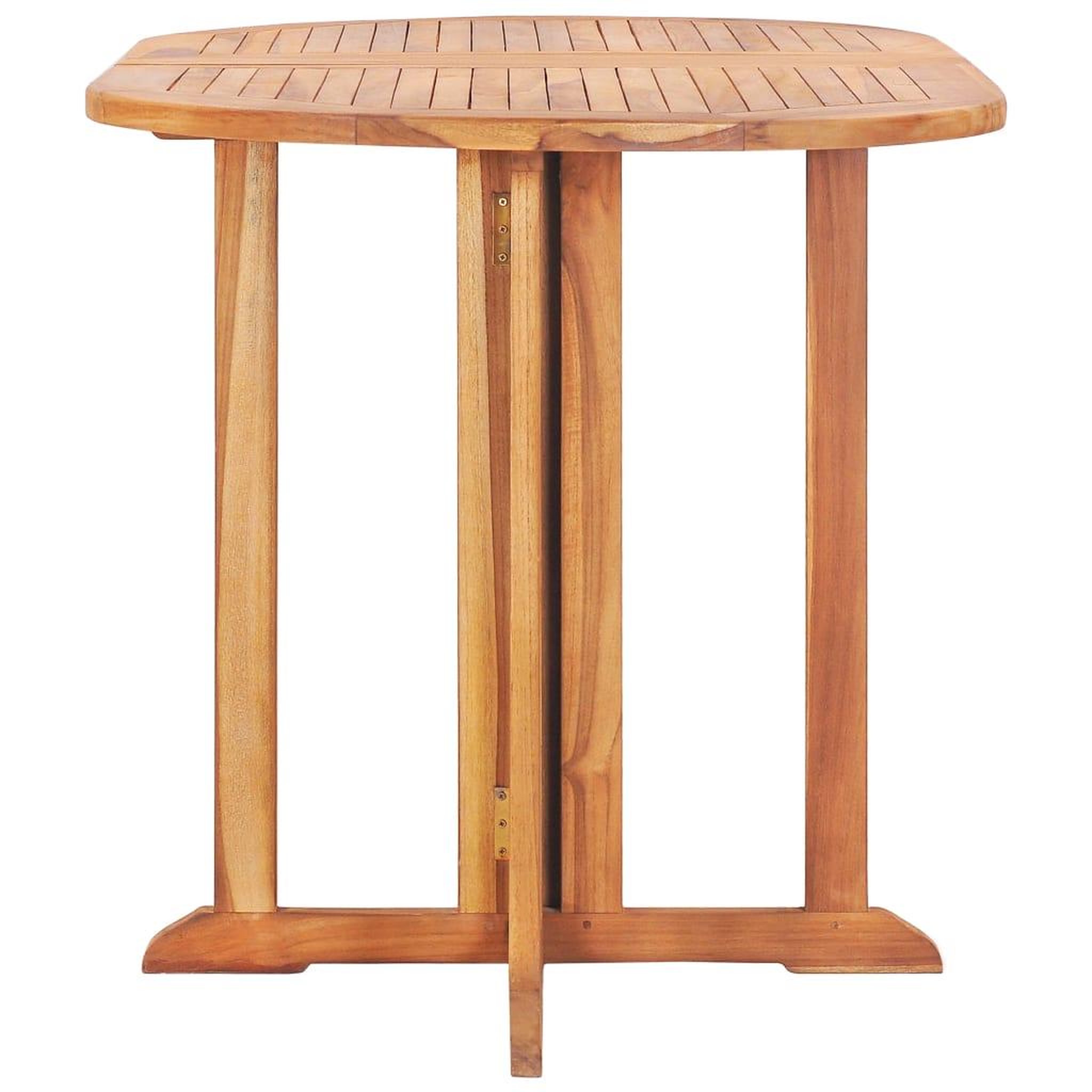 Voir la diapositive 4 : VIDAXL Ensemble a manger d'exterieur pliable 5 pcs bois solide de teck