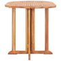 Voir la diapositive 4 : VIDAXL Ensemble a manger d'exterieur pliable 5 pcs Bois solide de teck