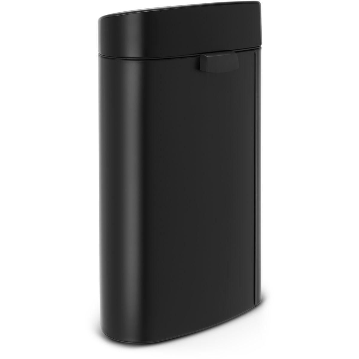BRABANTIA Poubelle manuelle Touch Bin 40L - Matt Black
