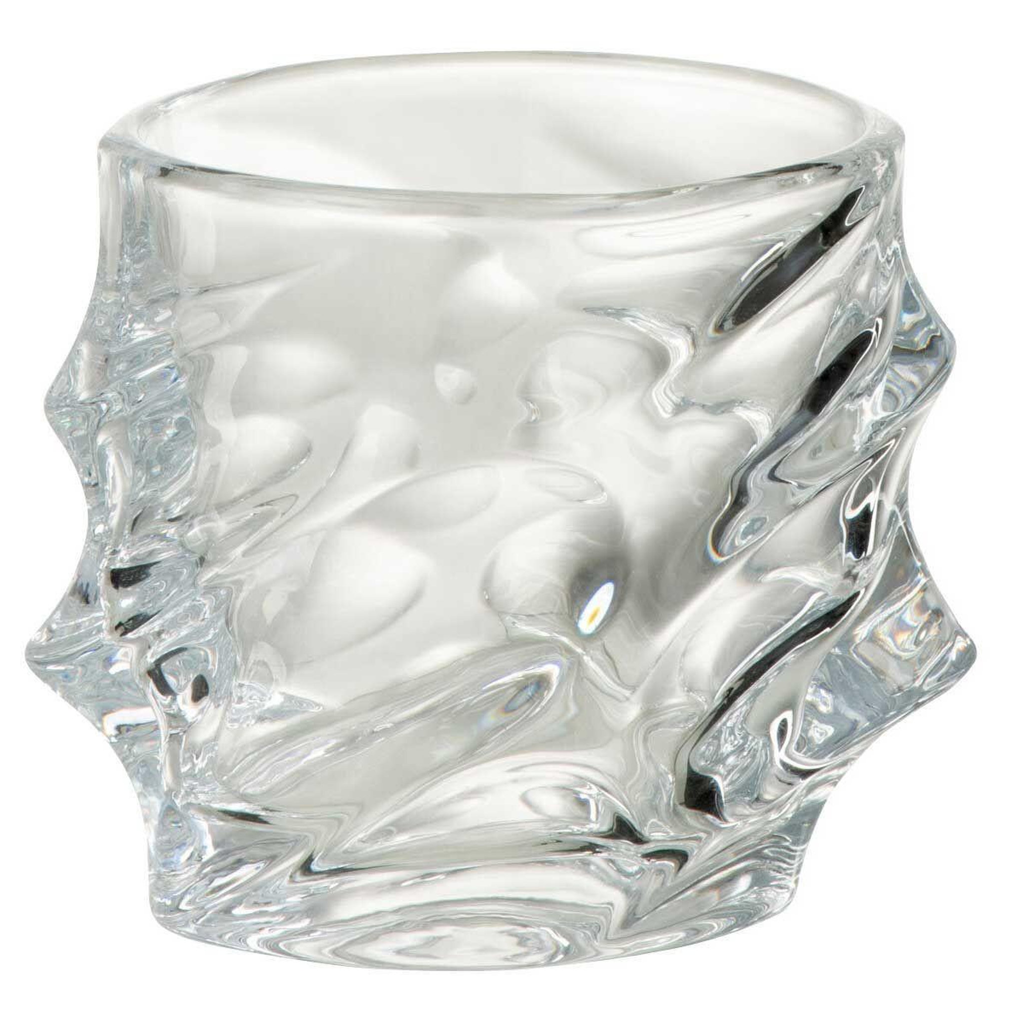 Voir la diapositive 2 : J-LINE Lot de 4 verres à whisky  michigan  11cm transparent