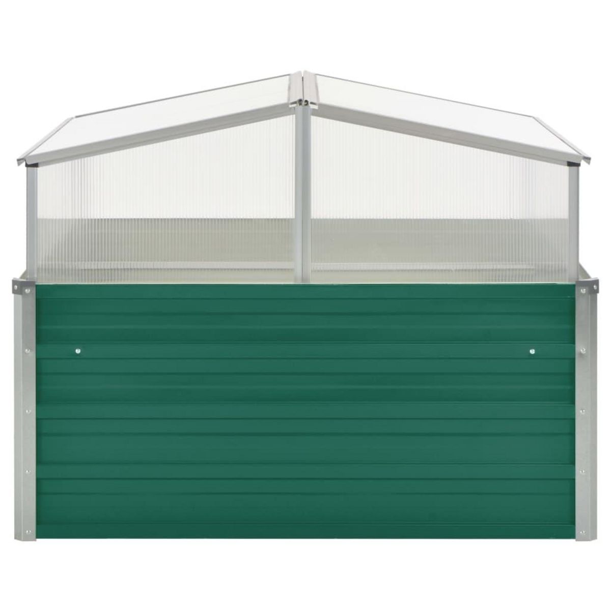 VIDAXL Serre Vert 100x100x77 cm Acier galvanise