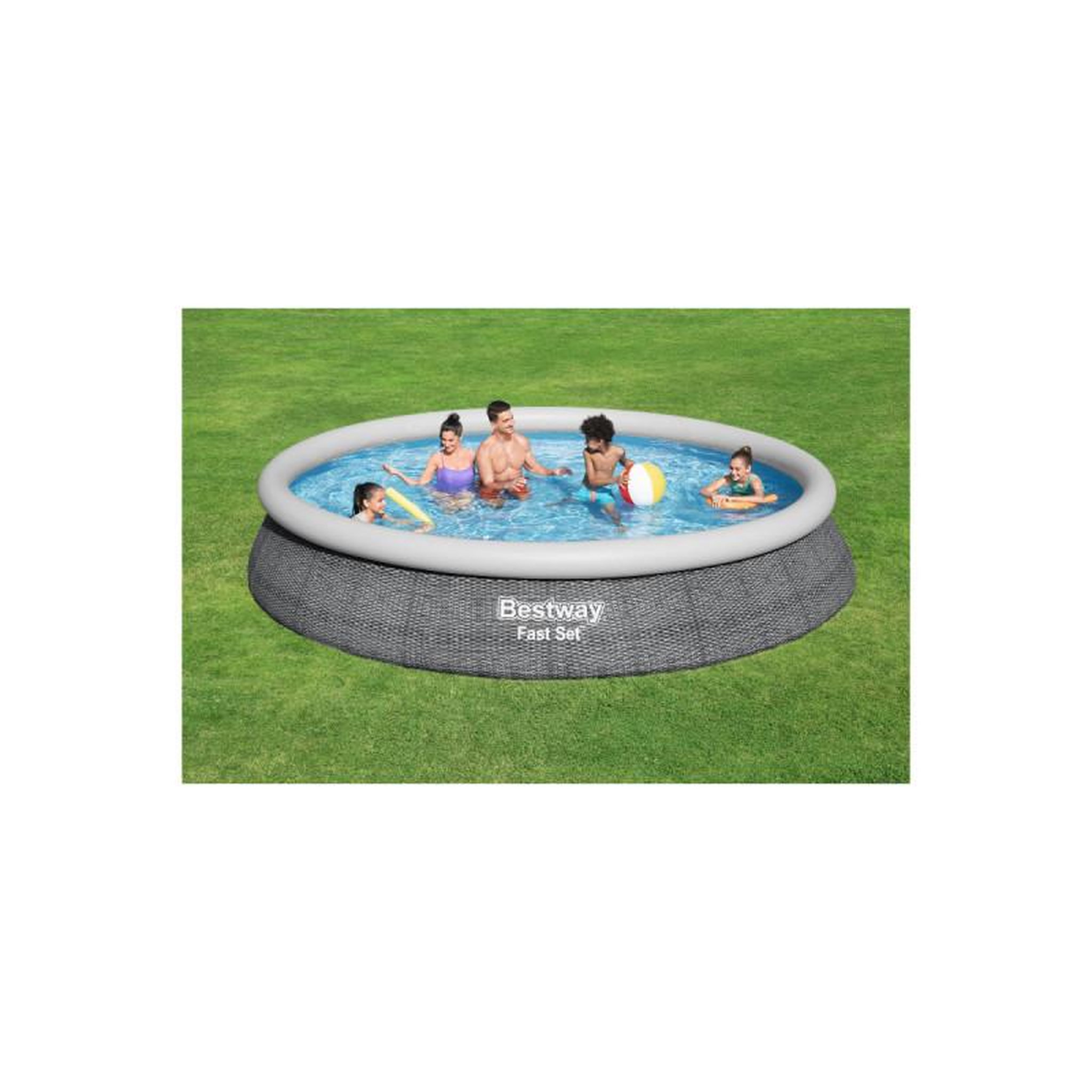 Voir la diapositive 3 :  Piscine auto-portante ronde BESTWAY - 457 x 84 cm - 9677 L - Fast Set - 57313